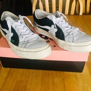 Black industrial golf le fleurs